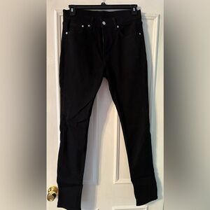 Men’s like new black skinny jeans size 32x34